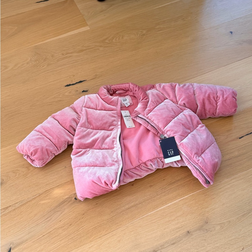 GAP Blush Pink Quilted Jacket